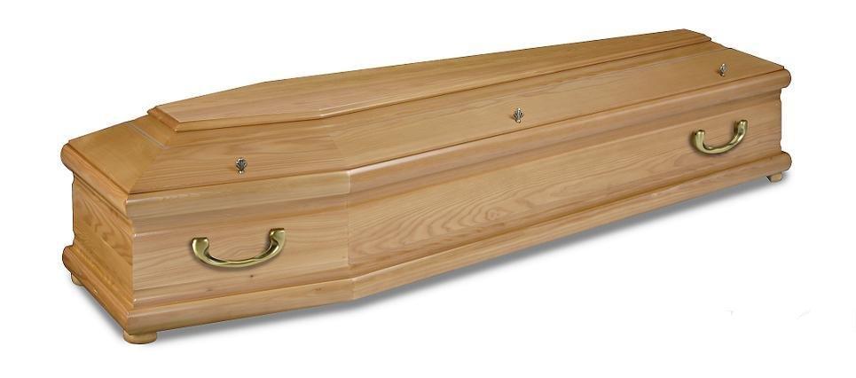 Rose Oak Coffin